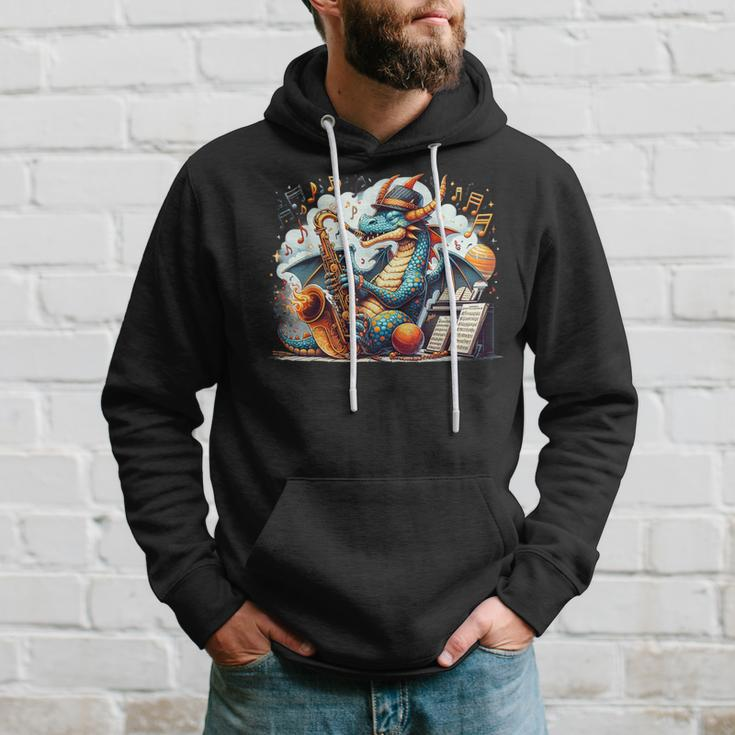 Dragons With The Soulful Sound Of Jazz Hoodie Gifts for Him
