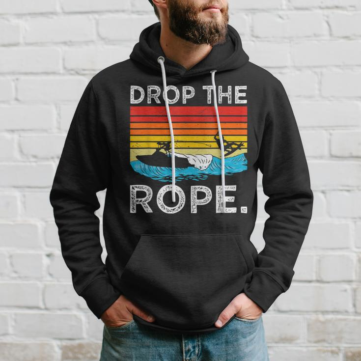 Drop The Rope Surfboarding Surfer Summer Surf Water Sports Hoodie Gifts for Him