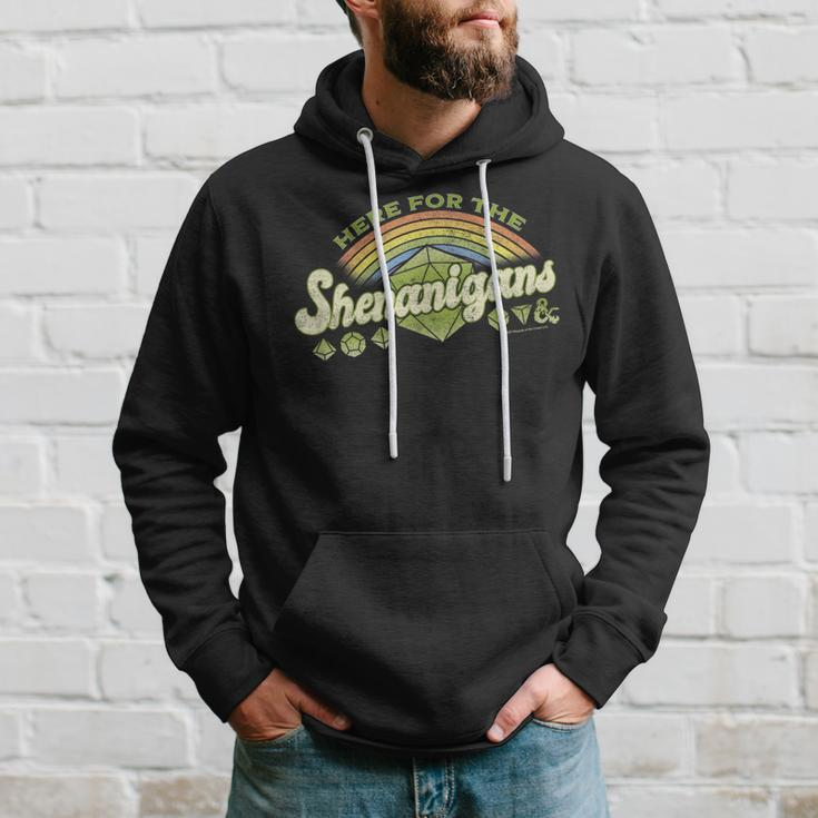 Dungeons & Dragons Here For The Shenanigans St Patrick's Hoodie Gifts for Him