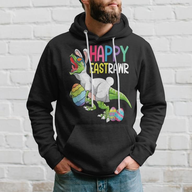 Easter Day Dinosaur Happy Eastrawr Easter Hoodie Gifts for Him
