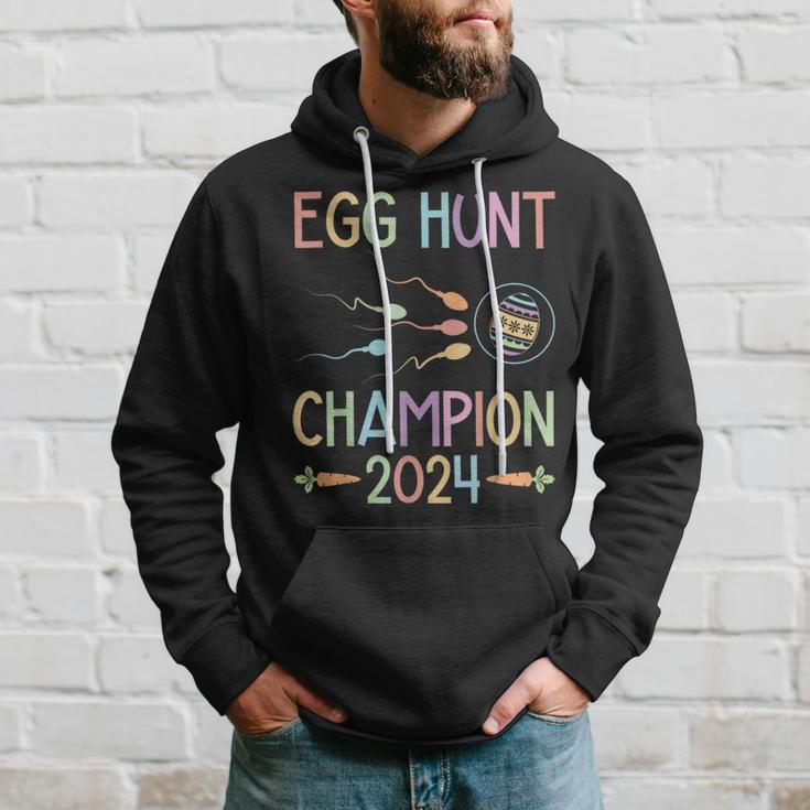Easter Egg Hunt Champion Dad Pregnancy Announcement Hoodie Gifts for Him