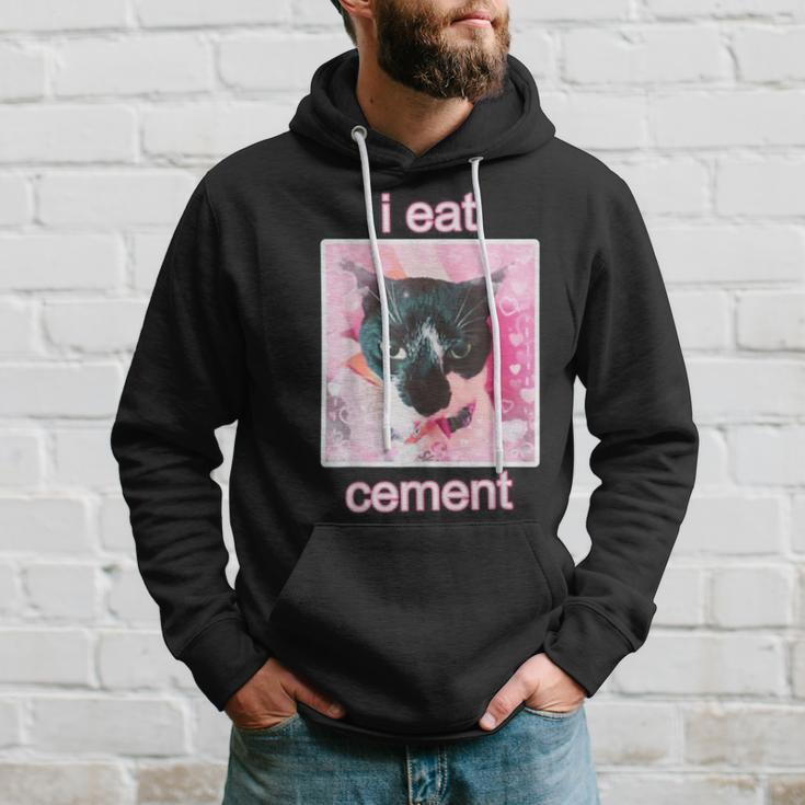 I Eat Cement Cat Hoodie Gifts for Him