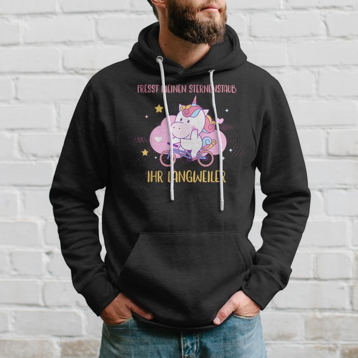 Eats Meinen Sternenstaub Ihr Langweiler Unicorn Bicycle Hoodie Geschenke für Ihn