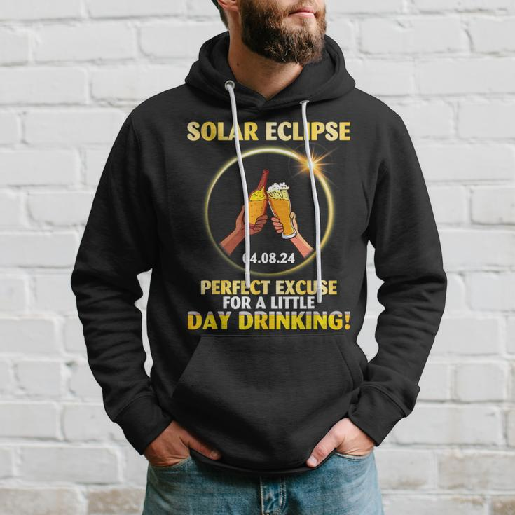 Eclipse 04 08 2024 Perfect Excuse For A Little Day Drinking Hoodie Gifts for Him