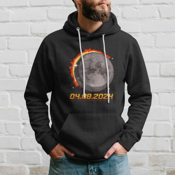 Eclipse 2024 April 08 Usa Annular Total Partial Astronomy Hoodie Gifts for Him