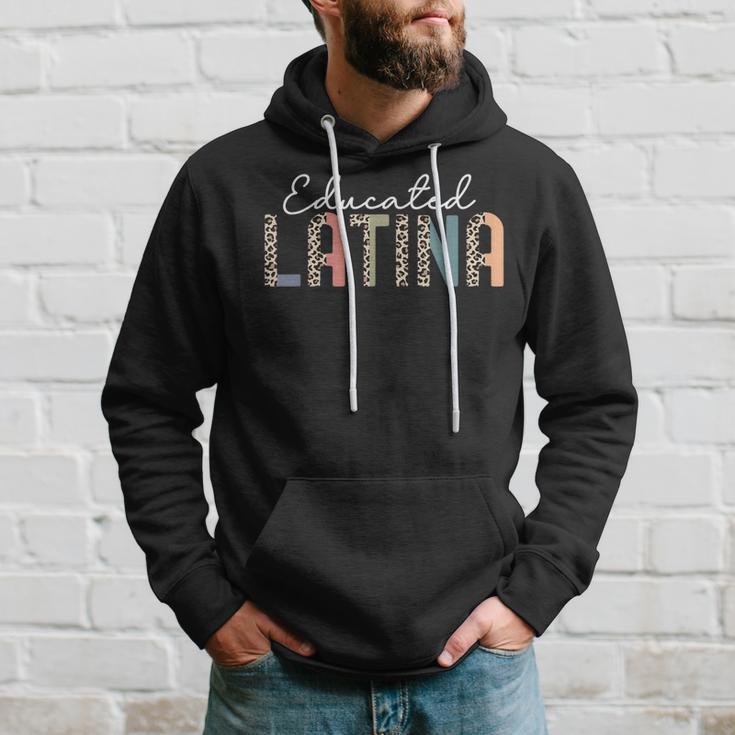 Educated Latina Proud Graduate Latinas Pride Graduation Hoodie Gifts for Him