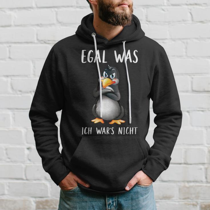 Egal Was Ich War's Nicht Angrvter Penguin Kapuzenpullover Geschenke für Ihn