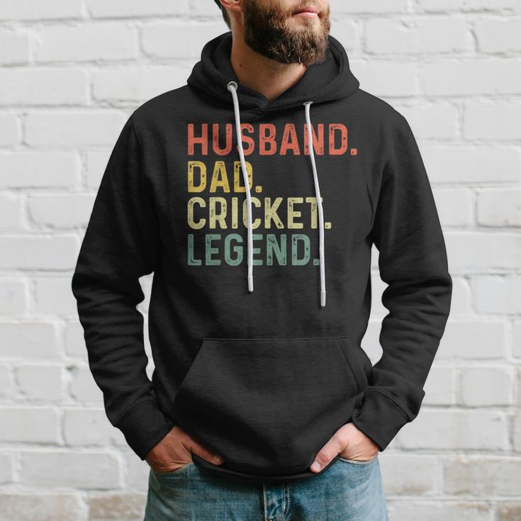 Ehemann Papa Cricket Legend Lustiges Retro Geschenk Für Papa Kapuzenpullover Geschenke für Ihn