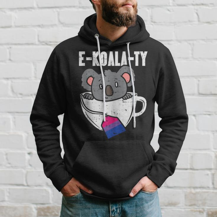 Ekoalaty Bisexual Pride Flag Equality Animal Lgbtq Bi Hoodie Gifts for Him