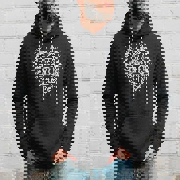 Elder Emo Club Vintage Barbed Heart Punk Emo Hoodie Gifts for Him