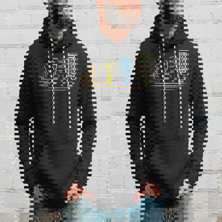 Eléctrico Ingeniero Iluminación Electricidad Electricista Sudadera Regalos para él