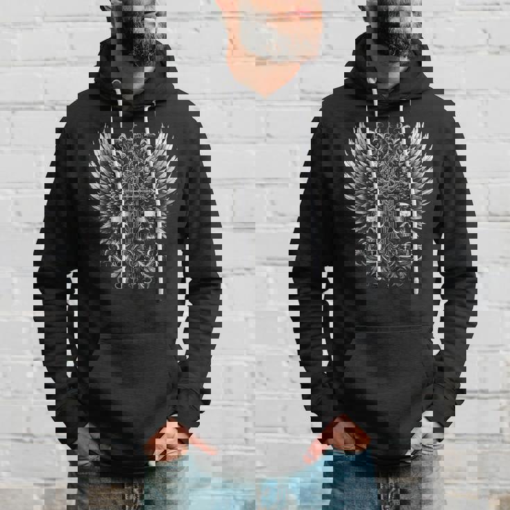 Emo Y2k Grunge Aesthetic Alt Goth Skull Cross Gothic Hoodie Gifts for Him