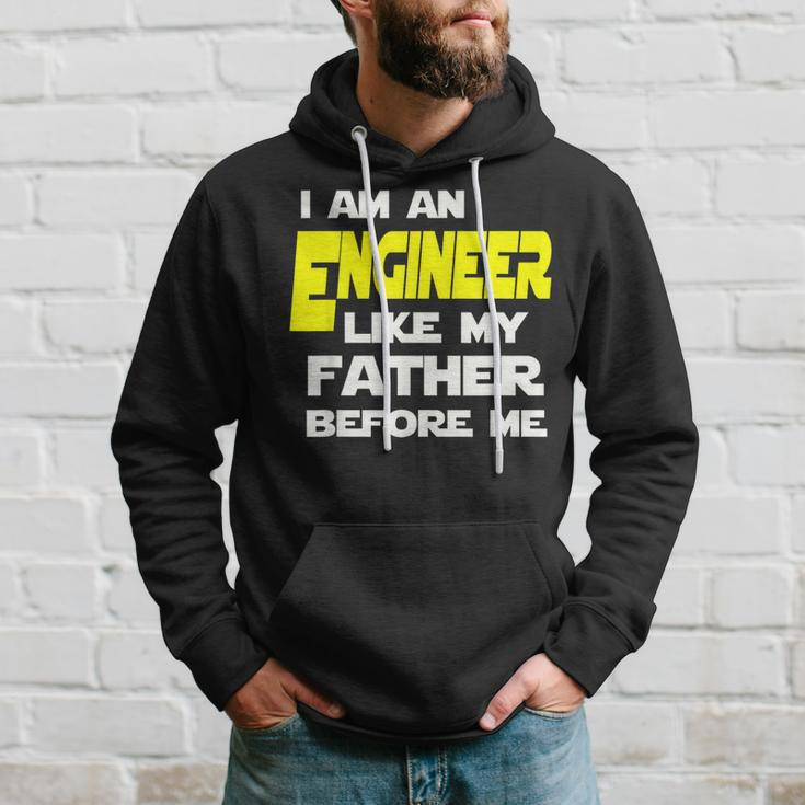 I Am An Engineer Like My Father Before Me Hoodie Gifts for Him
