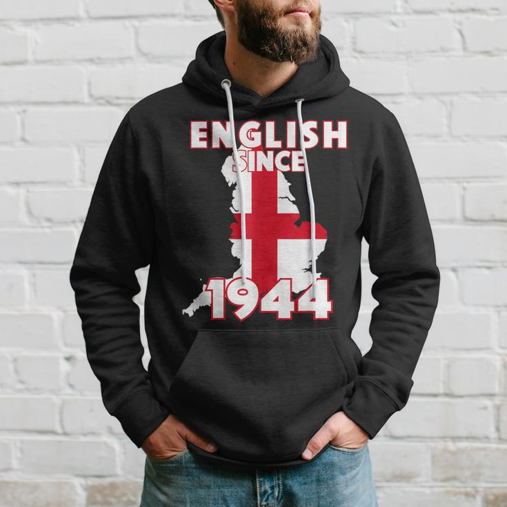 English Since 1944 Celebrate England Heritage Birthday Hoodie Gifts for Him