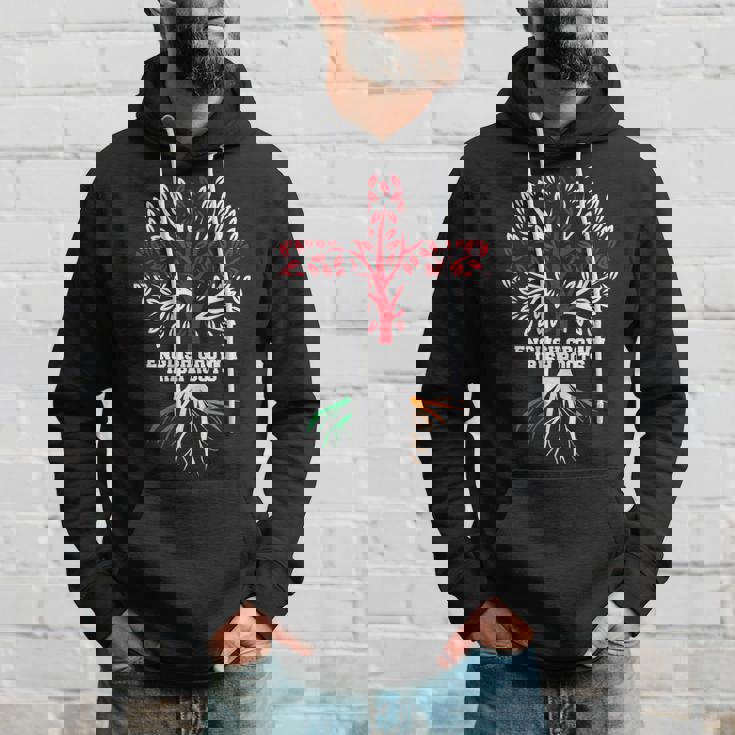 English Grown Irish Roots Irish Heritage Hoodie Gifts for Him