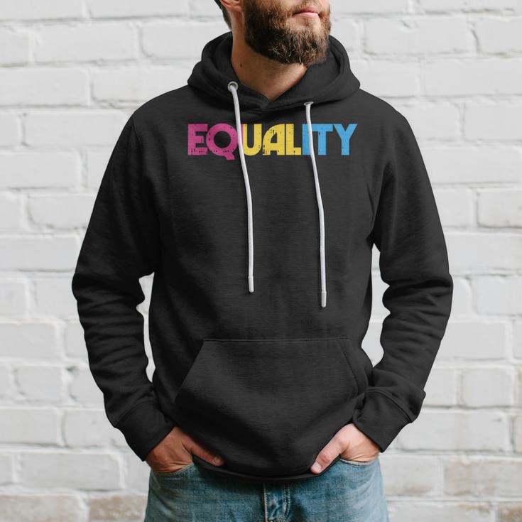 Equality Retro Pansexual Pride Protest Support Lgbt Hoodie Gifts for Him