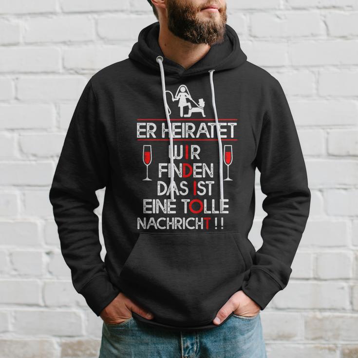 Er Heiratet Idiot Stag Night Hoodie Geschenke für Ihn