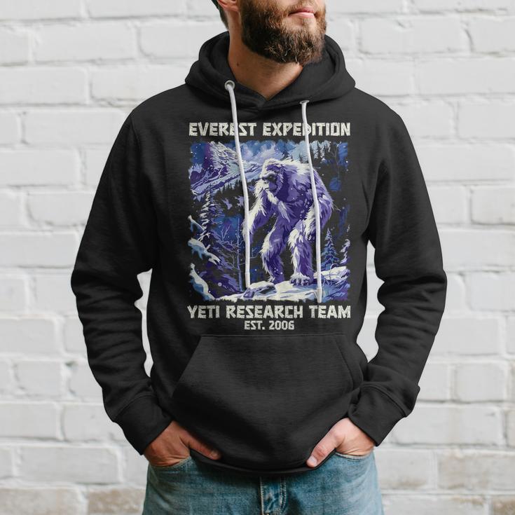 Graphic Everest Expedition Yeti Research Team Animal Hoodie Gifts for Him