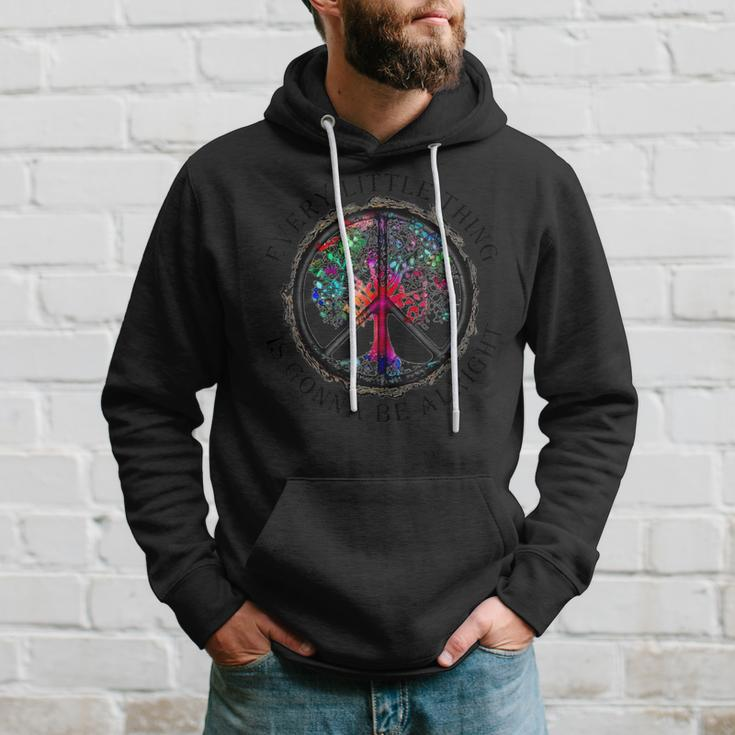 Every Little Thing Is Gonna Be Alright Yoga Tree Root Color Hoodie Gifts for Him