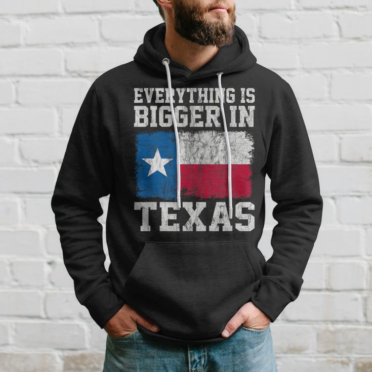 Everything Is Bigger In Texas Vintage Houston Dallas Austin Hoodie Gifts for Him