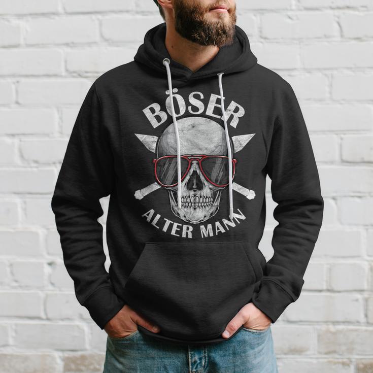 Evil Old Man Skull Dad Kapuzenpullover Geschenke für Ihn