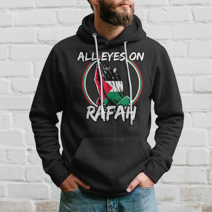 All Eyes On Rafah Betende Hände Palestina Flagge Kapuzenpullover Geschenke für Ihn