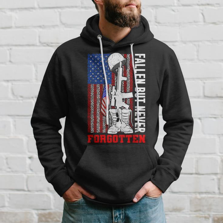 Fallen But Never Forgotten Soldiers Army Usa Memorial Day Hoodie Gifts for Him