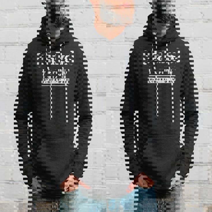 False Programmer Coding Code Coder Software Hoodie Gifts for Him