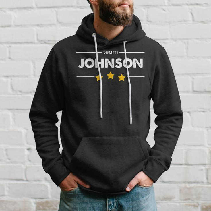 Family Name Surname Or First Name Team Johnson Hoodie Gifts for Him
