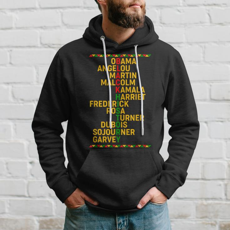 Famous African American Leader Culture Black History Month Hoodie Gifts for Him