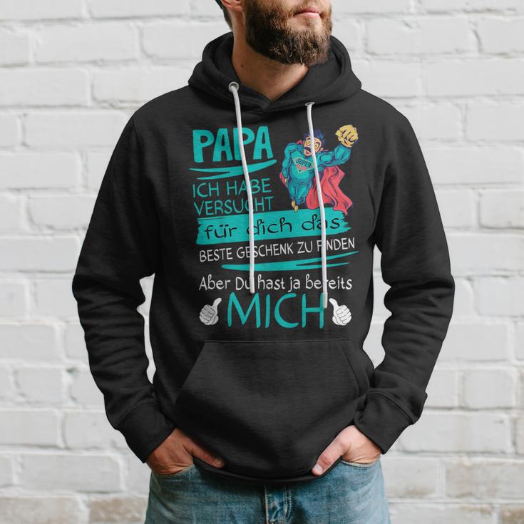 Father's Day Papa Superheroersucht Das Beste Geschenk Father S Kapuzenpullover Geschenke für Ihn