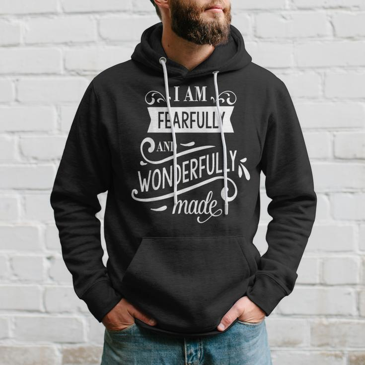 I Am Fearfully And Wonderfully Made Christian Hoodie Gifts for Him