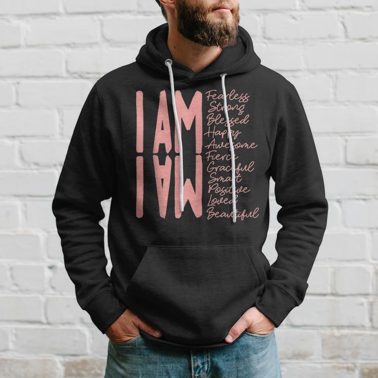 I Am Fearless I Am Strong I Am Blessed Hoodie Gifts for Him