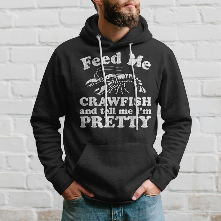 Feed Me Crawfish And Tell Me Im Pretty Boil Mardi Gras Hoodie Gifts for Him