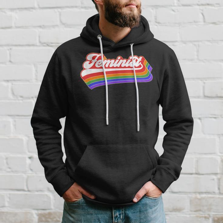 Feminist Vintage Feminism Retro Vintage Hoodie Geschenke für Ihn