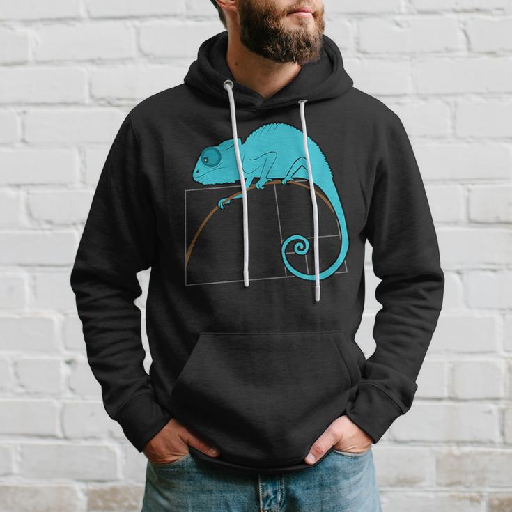 Fibonacci Chameleon Hoodie Geschenke für Ihn