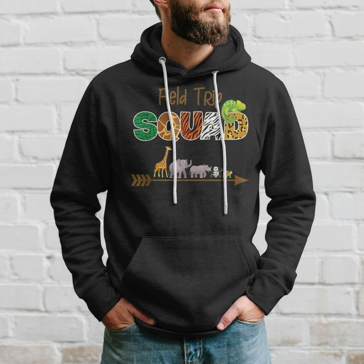 Field Trip Squad Jungle Safari Animal Matching Family Team Hoodie Gifts for Him