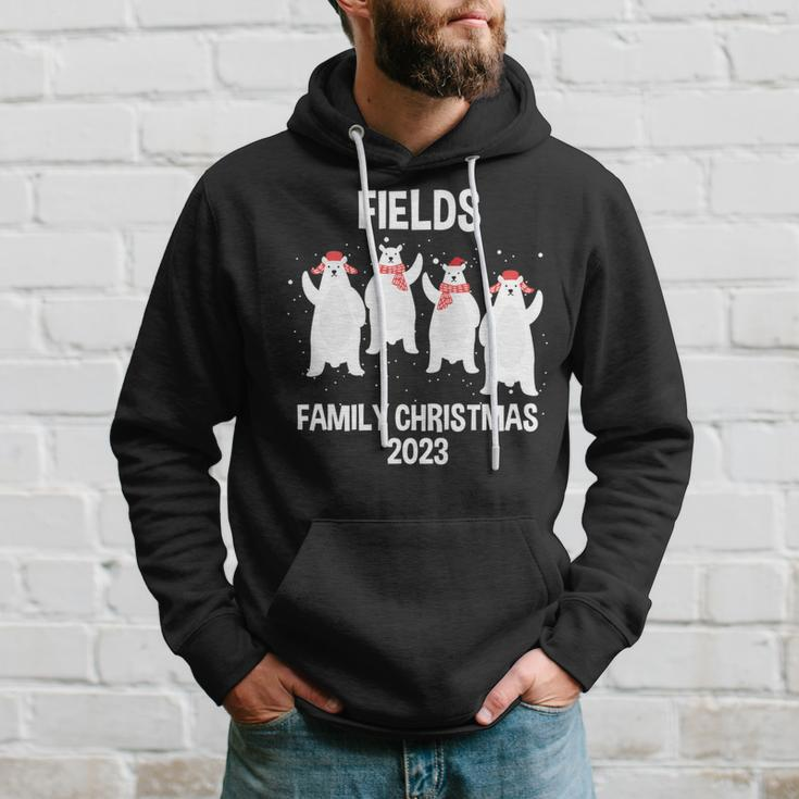 Fields Family Name Fields Family Christmas Hoodie Gifts for Him