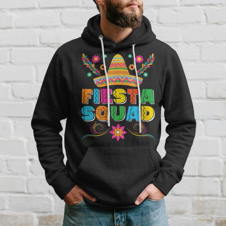 Fiesta Squad Cinco De Mayo Family Matching Mexican Sombrero Hoodie Gifts for Him