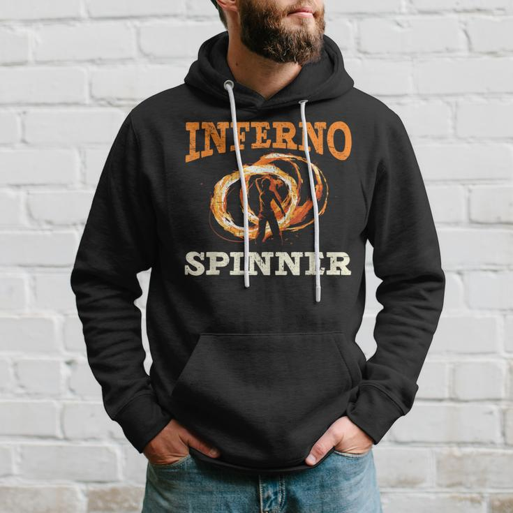 Fire Poi Spinning Street Performance Fire Spinner Hoodie Gifts for Him