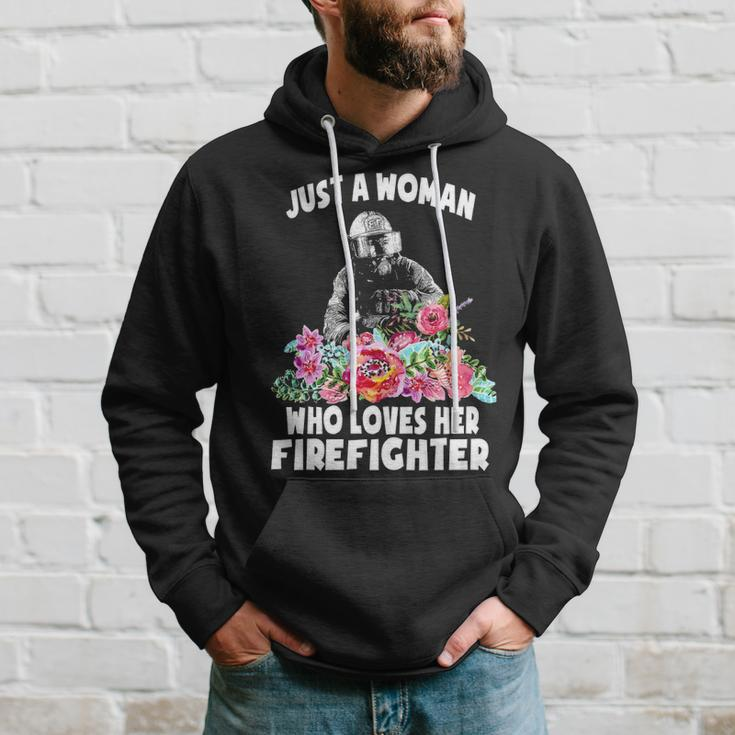 Firefighter Love My Firefighter Hoodie Gifts for Him