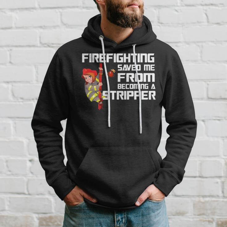 Firefighter Saved Me Hoodie Gifts for Him