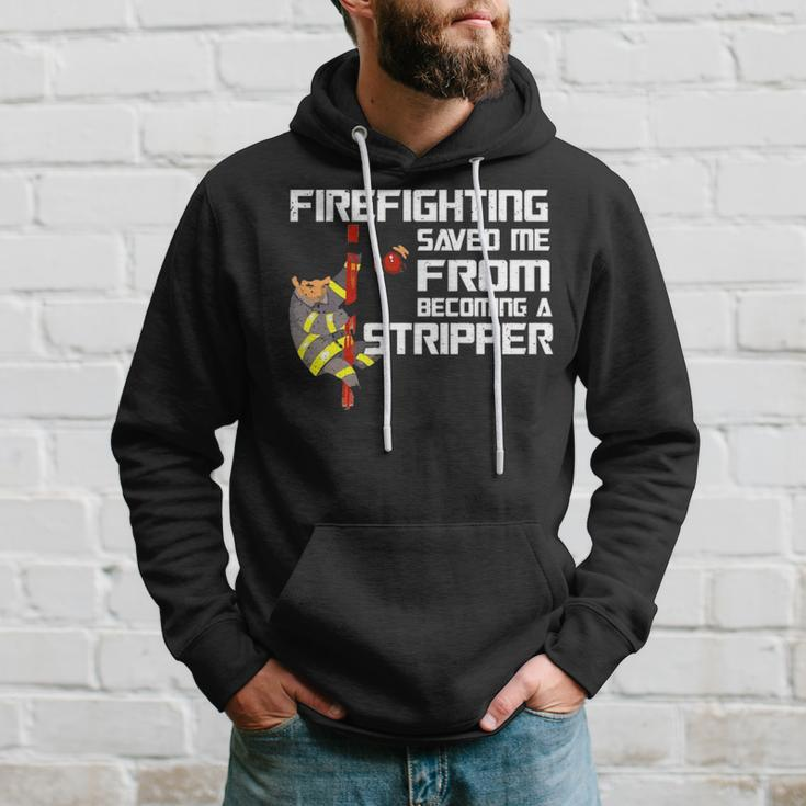 Firefighting Saved Me Firefighter Hoodie Gifts for Him