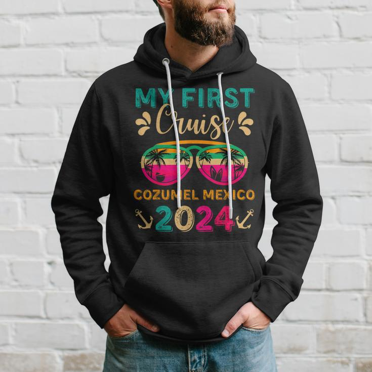 My First Cruise Cozumel Mexico 2024 Family Vacation Travel Hoodie Gifts for Him