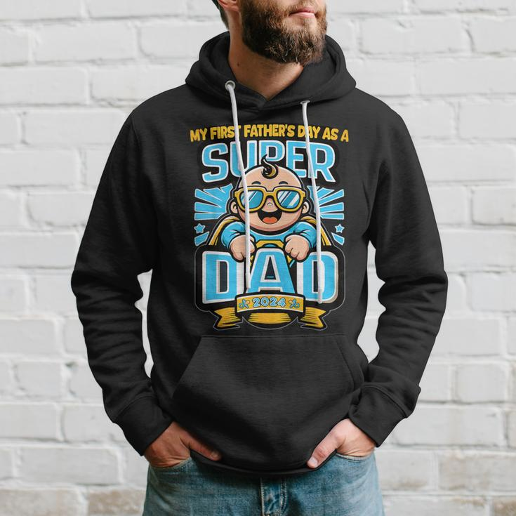 My First Father's Day As A Super Dad Father's Day 2024 Hoodie Gifts for Him