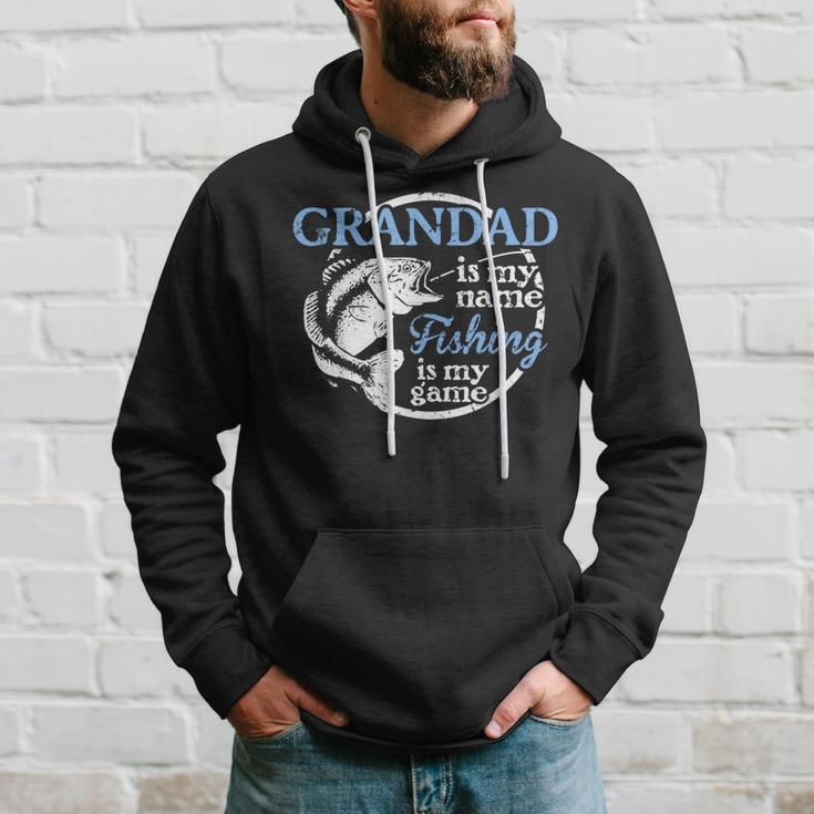 Fishing Grandad Fathers Day For Dad Fisherman Hoodie Gifts for Him