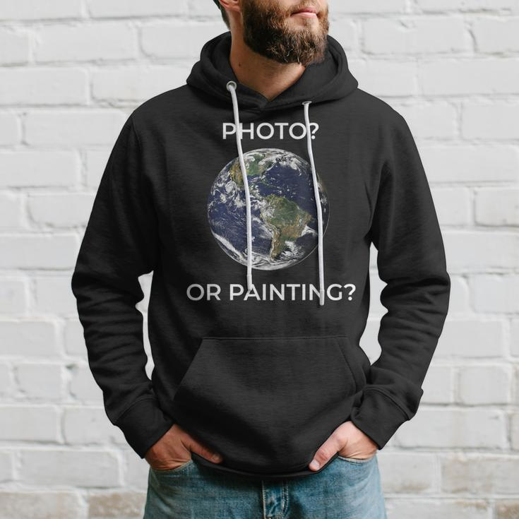 Flat Earth New Theory Or Relativity Photo Or Painting Hoodie Gifts for Him