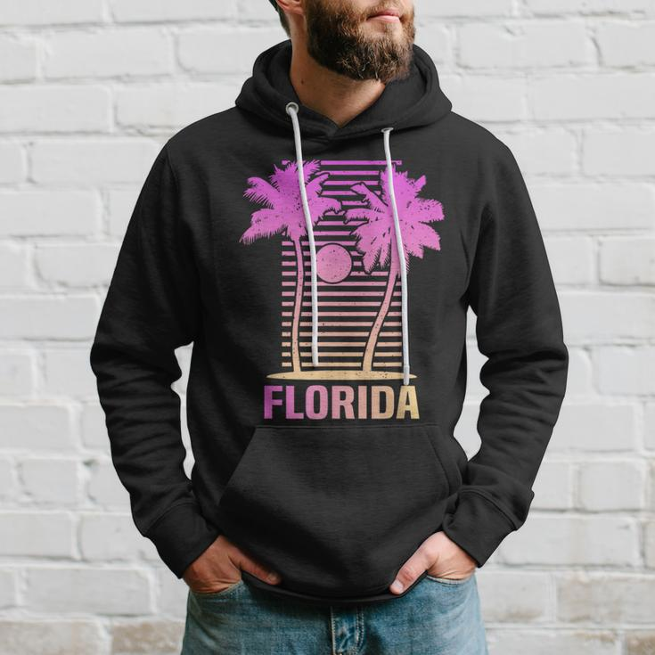 Florida Sunset Colors Aesthetic Classic Hoodie Gifts for Him