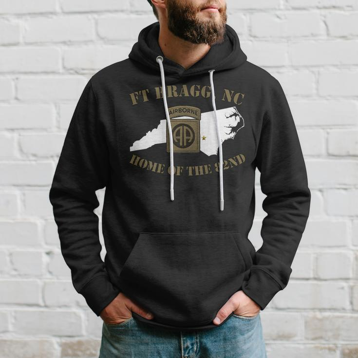 Fort Bragg Military Base-Army Post- On Back Hoodie Gifts for Him