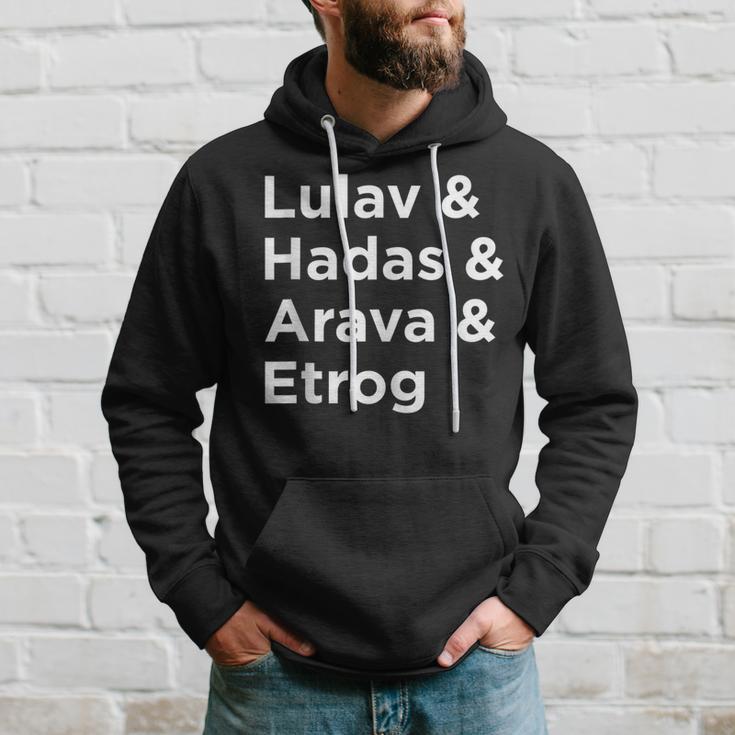 Four Species Sukkot Jewish Holiday Feast Of Tabernacles Hoodie Gifts for Him